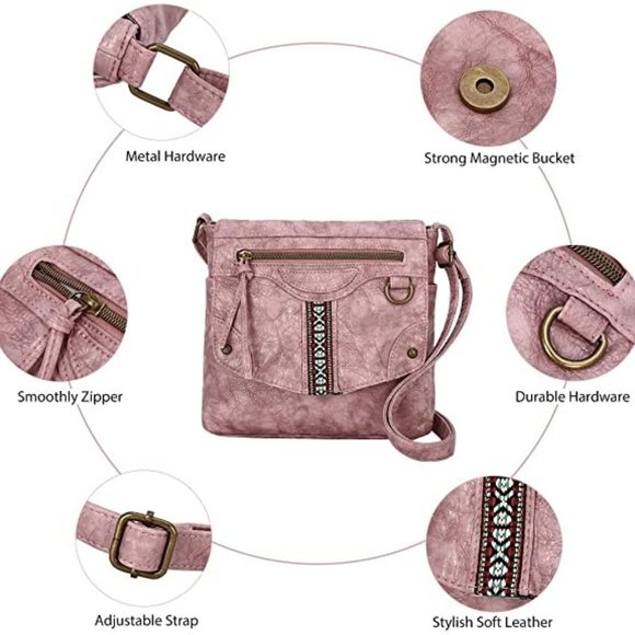 Super Soft Leather Cross Purse Brand New - Picture 7 of 7